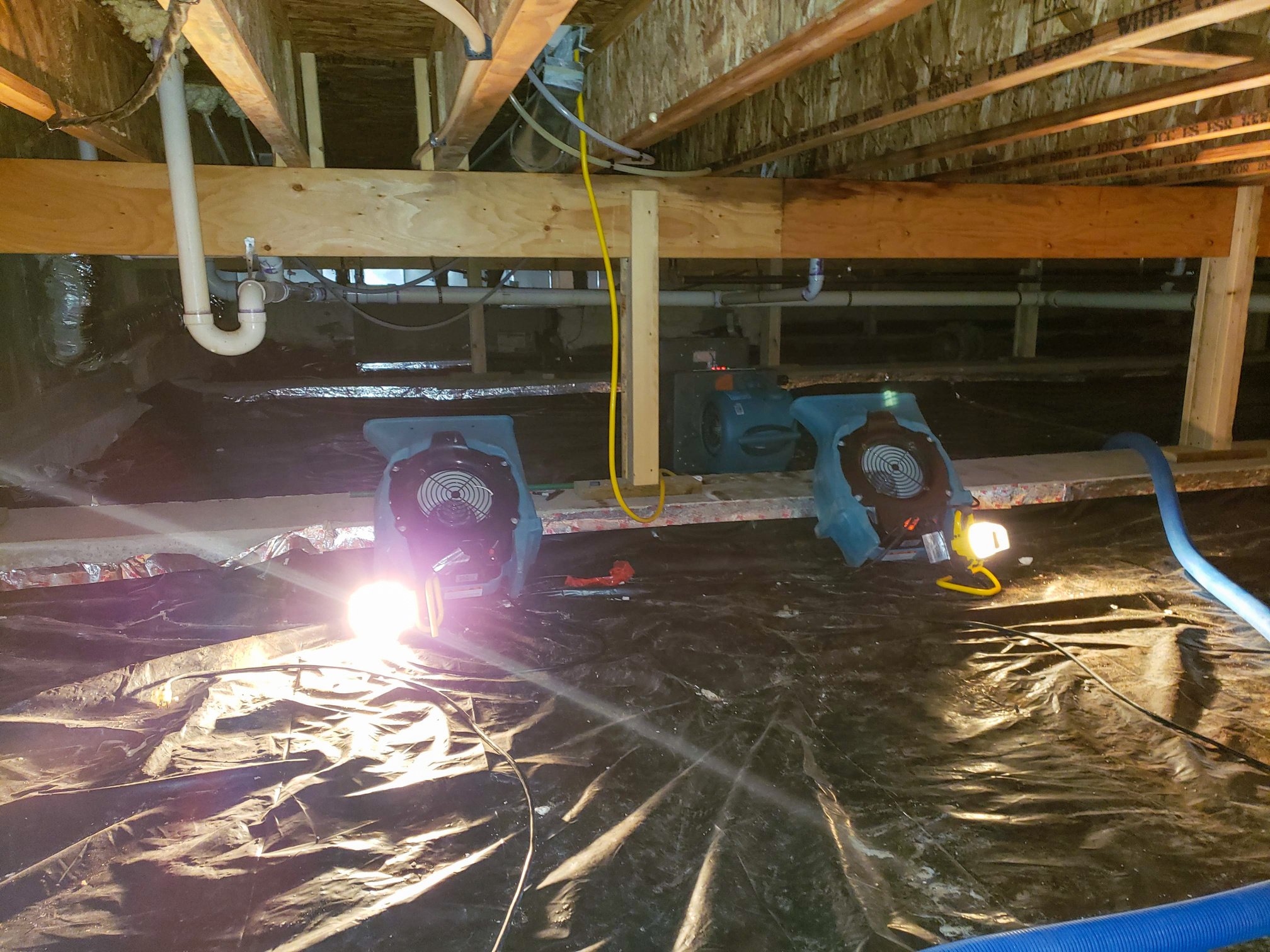 Water Damage Crawl Space